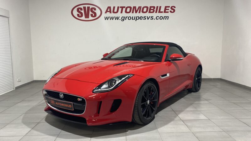 JAGUAR F-TYPE CABRIOLET V6 S 3.0 380 SURALIMENTÉ + 7360 EUROS OPTIONS