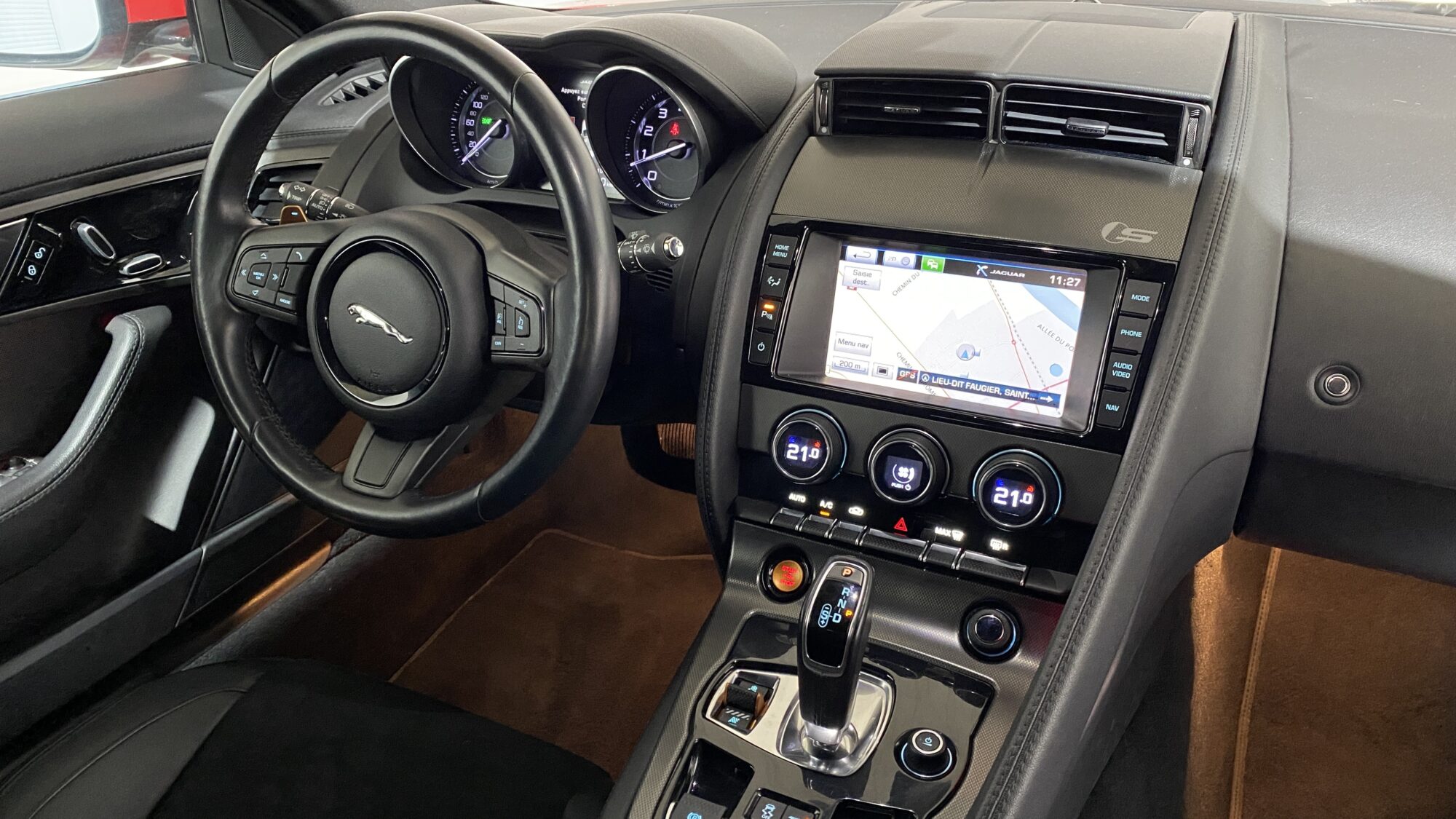 JAGUAR F-TYPE CABRIOLET V6 S 3.0 380 SURALIMENTÉ + 7360 EUROS OPTIONS – Image 20